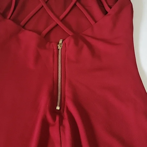 Privy|Burgundy Dress|Size Small| - Picture 8 of 16